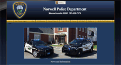 Desktop Screenshot of norwellpolice.com